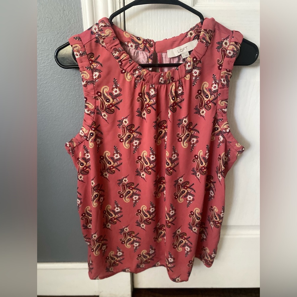 Floral Pink Paisley Scarf
